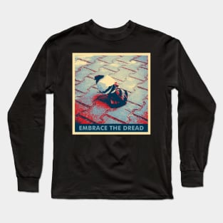 Embrace the dread. Retro pigeon Long Sleeve T-Shirt